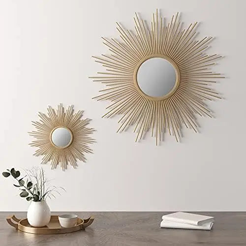 Metal Sunburst Mirror