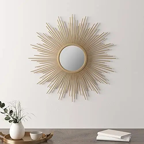 Metal Sunburst Mirror