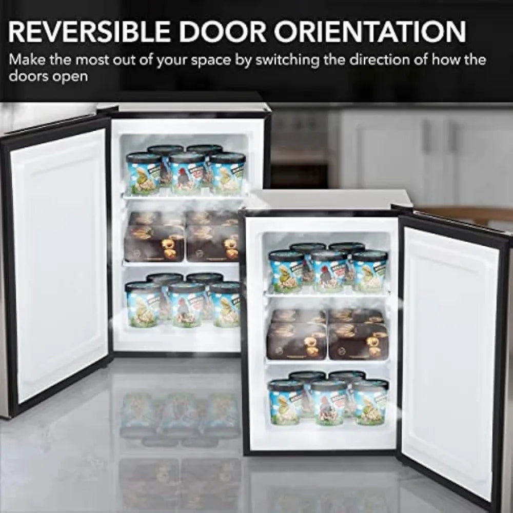 Mini 2.1 Cubic Foot Upright Freezer with Lock